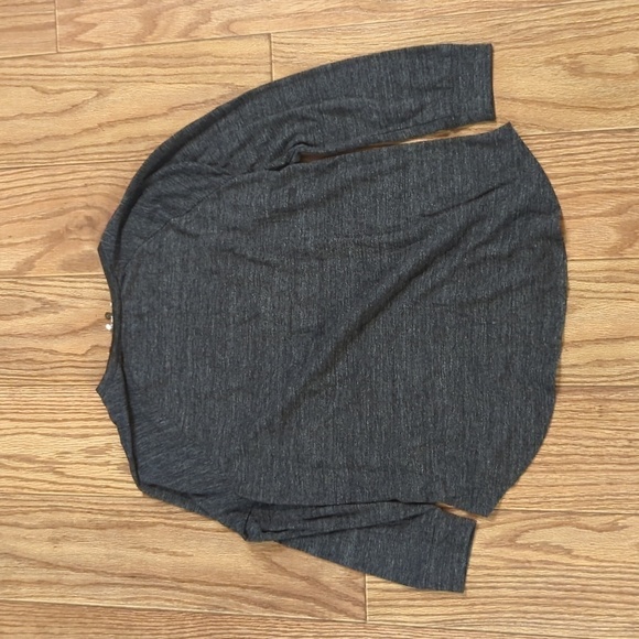 Rebecca Taylor diamond-print baseball tee with silk front panel, women's 6 - Picture 3 of 5